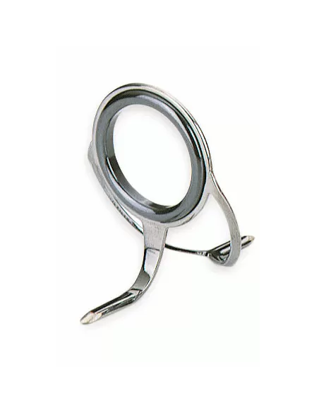 Double Bridge Ring In Titanium Stone Sic