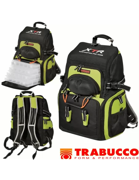 Trabucco Zaino XTR Surf Team Trabucco con Scatole Borse da pesca Trabucco