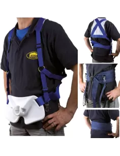 Combat belt with back 