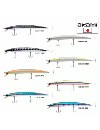 Akami Artificiale Wild Long Jerk 18 CM Esche Artificiali Akami