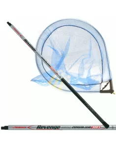 Kit Combo Guadino Trabucco Telescopico Con Testa Maglia Fitta Idrorepellente Guadini Trabucco