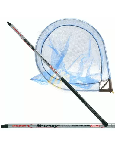 Kit Combo Guadino Trabucco Telescopico Con Testa Maglia Fitta Idrorepellente Guadini Trabucco