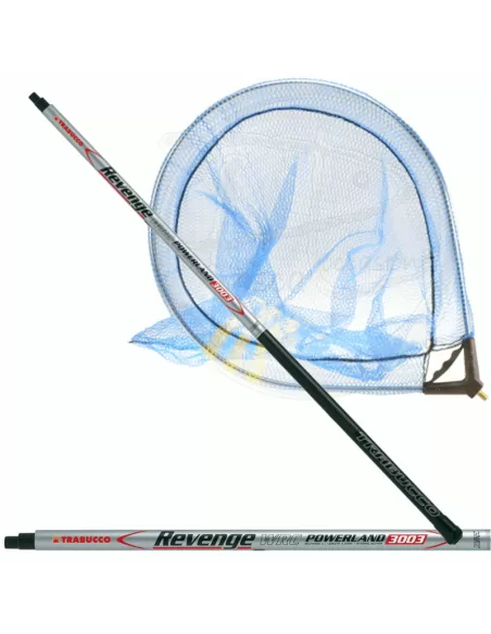 Kit Combo Guadino Trabucco Telescopico Con Testa Maglia Fitta Idrorepellente Guadini Trabucco