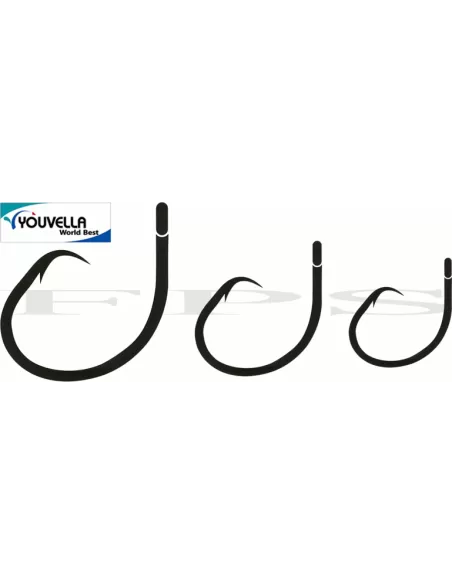 Youvella 100 Ami Tuna Circle Amo Da tonno Professionale Ami sfusi Youvella