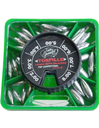 Mascot Con Torpille Con Guaina al Silicone Galleggianti e bombarde Team Specialist