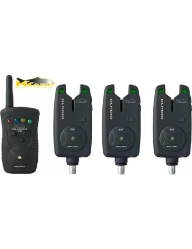 K Karp Bite Indication System Gladio Tx Micro Set 3 Segnalatori + Centralina Carpfishing K-Karp