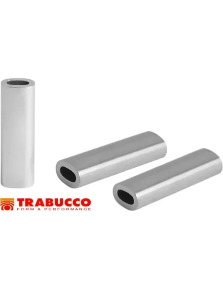 Trabucco Crimps Ovali in Alluminio Confezione da 20 pz Minuteria Trabucco
