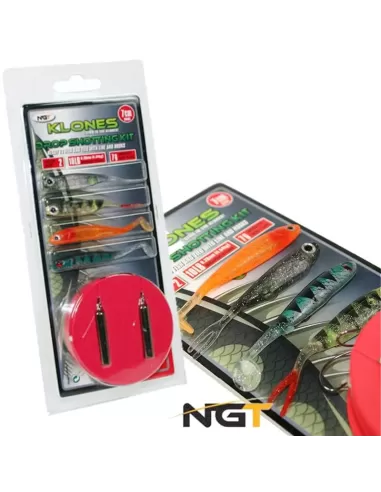 Ngt Due Leze Pronte Drop Shot  Esche Artificiali