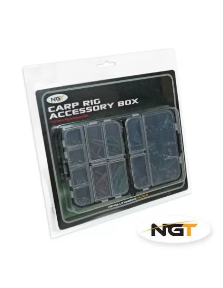 Ngt Carp Rig In Box 170 pz Minuterie Carpfishing In Scatola Carpfishing