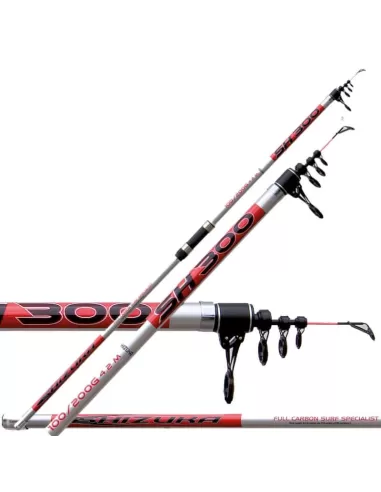 Shizuka Canna SH300 Surf Casting Anelli Ghiera 100-200 grammi Canne da pesca Shizuka