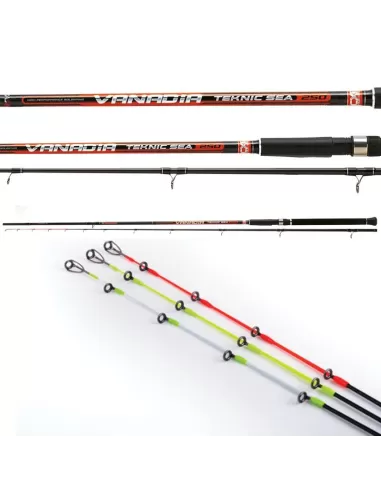 Trabucco Canna Vanadia Teknic Sea Bolentino mt 2.40Potenza 250 gr. Canne da pesca Trabucco