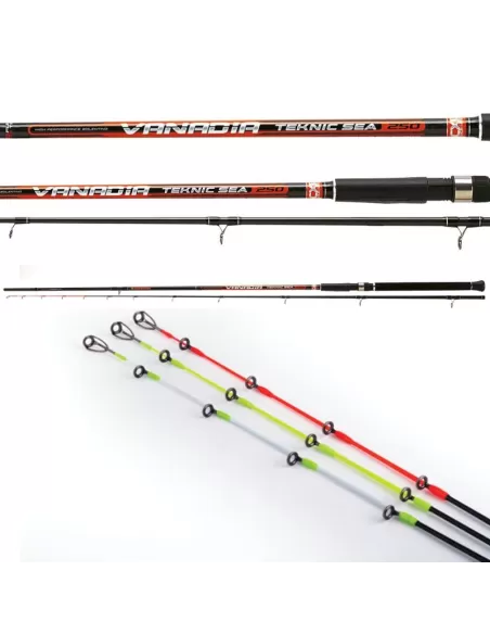 Trabucco Canna Vanadia Teknic Sea Bolentino mt 2.40Potenza 250 gr. Canne da pesca Trabucco