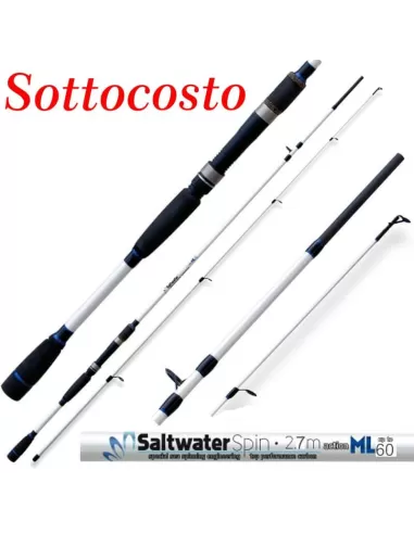 Canna da Spinning 60 grammi 2.70 mt Saltwater Spinning Sottocosto Canne da pesca Lineaeffe