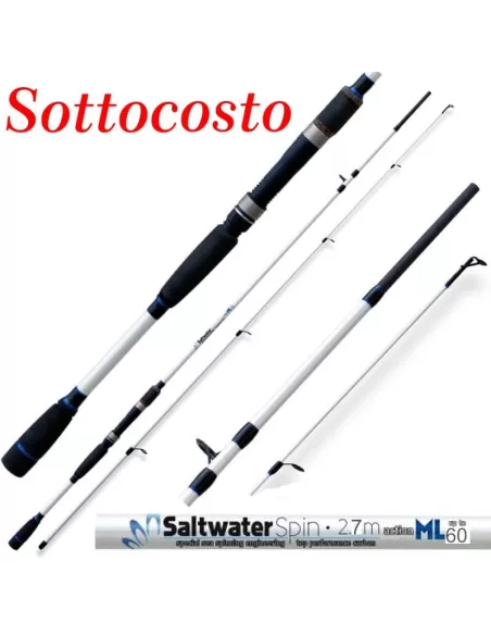 Canna da Spinning 60 grammi 2.70 mt Saltwater Spinning Sottocosto Canne da pesca Lineaeffe