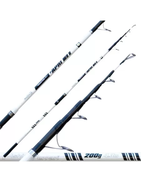 Fishing Ferrari Canna Capri In Carbonio Alto Modulo 200 gr Surfcasting Canne da pesca Fishing Ferrari