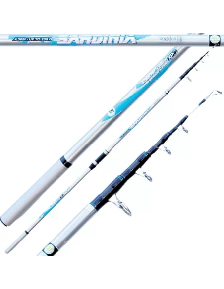 Fishing Ferrari Canna Sardinia In Carbonio Alto Modulo 200 gr Surfcasting Canne da pesca Fishing Ferrari