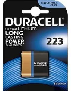 Duracell Pile 223 Ultra Photo Litio CR223 Camera Fotografica 6v Batterie Duracell