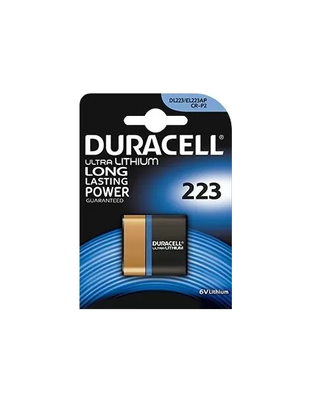 Duracell Pile 223 Ultra Photo Litio CR223 Camera Fotografica 6v Batterie Duracell