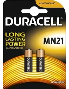 Duracell Pila mn21 Alcalina 12v a23 v23ga 3lr50 Batterie Duracell