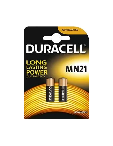 Duracell Pila mn21 Alcalina 12v a23 v23ga 3lr50 Batterie Duracell