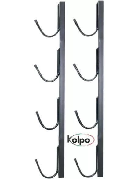 Kolpo Poggia Canne Espositore Da Muro in Metallo Canne da pesca Kolpo