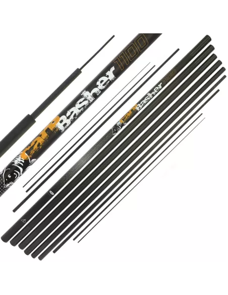 Ngt Canna Roubaisienne ad Innesti in Carbonio 11 mt Canne da pesca