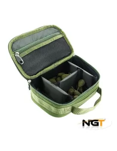 Ngt Astuccio Porta Piombi e Accessori Imbottito con Scomparti Carpfishing NGT