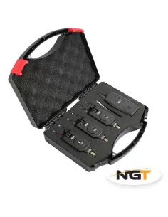 NGT Bite Alarm Set 3 bite alarms + Wireless control unit 