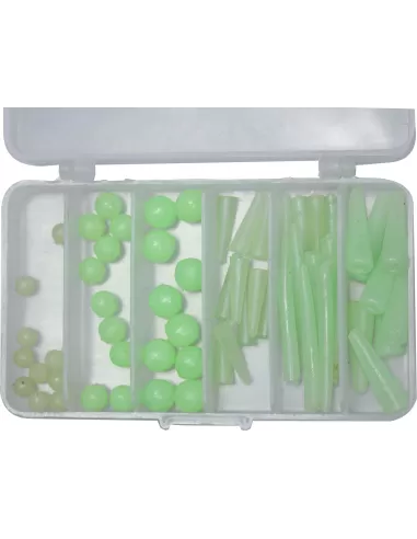 Kolpo Kit in Scatola Perline e Coni Soft Fluorescenti Accessori mare Kolpo