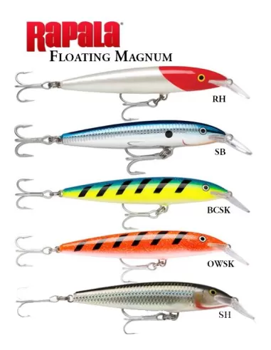 Rapala Magnum Floating  Esche Artificiali Rapala