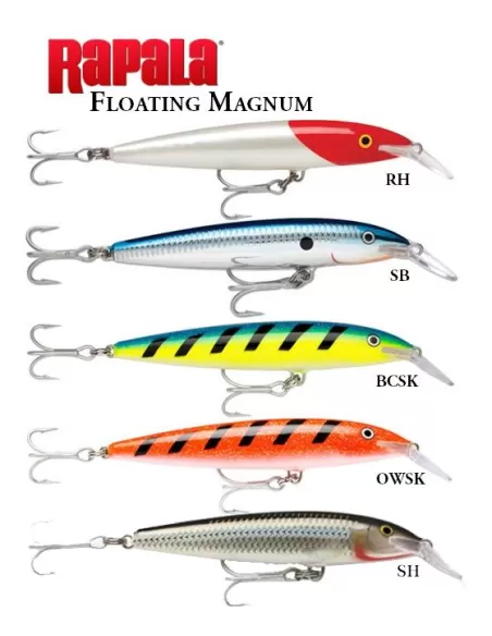 Rapala Magnum Floating  Esche Artificiali Rapala
