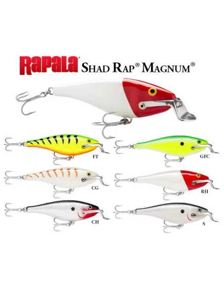 Rapala Shad Rap magnum 12 cm Esche Artificiali Rapala