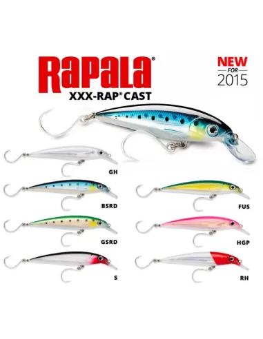 Rapala 3X - Rap Cast 14 cm Esche Artificiali Rapala
