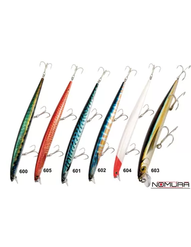 Nomura Hard Lures Saltwater Nagasa Extra Long Esche Artificiali Nomura