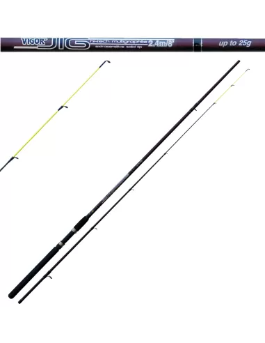 Lineaeffe Vigor Jig Canna da Pesca Extra Sensitive Solid Tip Canne da pesca Lineaeffe