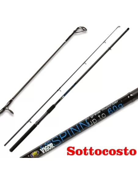 Lineaeffe Canna da pesca Vigor Spin Spinning 30 gr Canne da pesca Lineaeffe