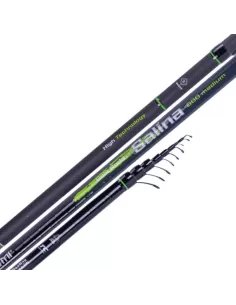 Canna da Pesca Bolognese Akami Salina Robusta e Potente Nano Carbon Canne da pesca Sele