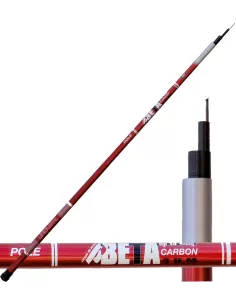 Canna Fissa Beta Carbon Pole Canne da pesca Lineaeffe
