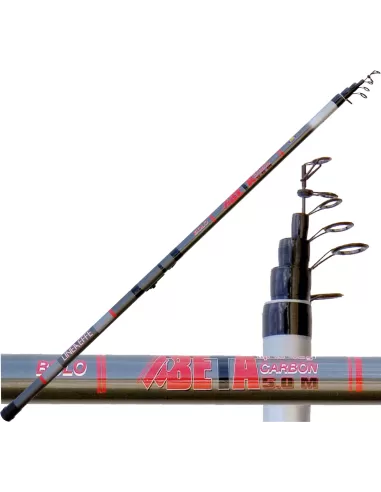 Canna Bolognese Beta Carbon Bolo Azione 40 gr. Canne da pesca Lineaeffe