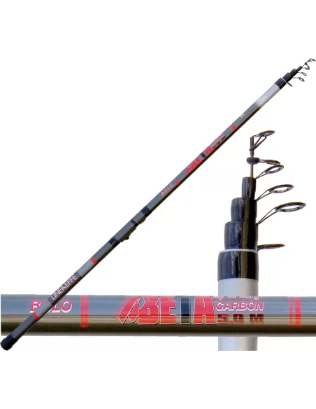 Canna Bolognese Beta Carbon Bolo Azione 40 gr. Canne da pesca Lineaeffe