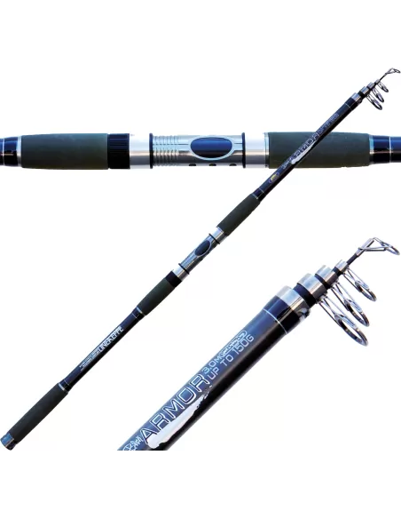 Canna da pesca Black Armor Super Potente Up To 150 gr Canne da pesca Lineaeffe