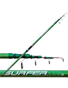 Canna da Pesca Surf Casting Telescopica Green Surfer 165 gr Canne da pesca Lineaeffe