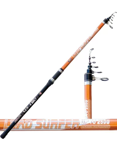 Canna da Pesca Lead Surfer con Anelli Riforzati 250 gr Canne da pesca Lineaeffe