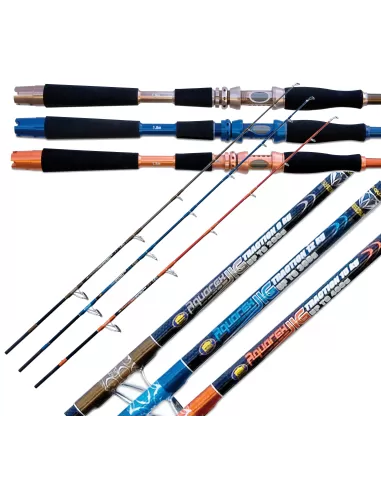 Canne da Pesca da Jig Aquarex 2 Sezioni Canne da pesca Tubertini