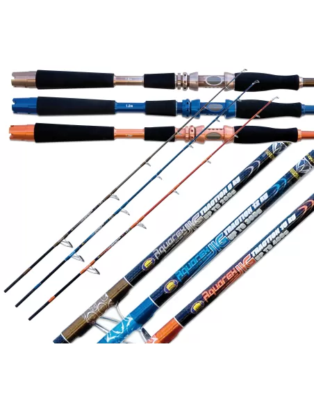 Canne da Pesca da Jig Aquarex 2 Sezioni Canne da pesca Tubertini