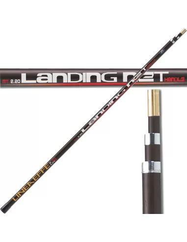 Manico Palo Guadino Telescopico Landing Net Handle Guadini, teste e nasse Lineaeffe