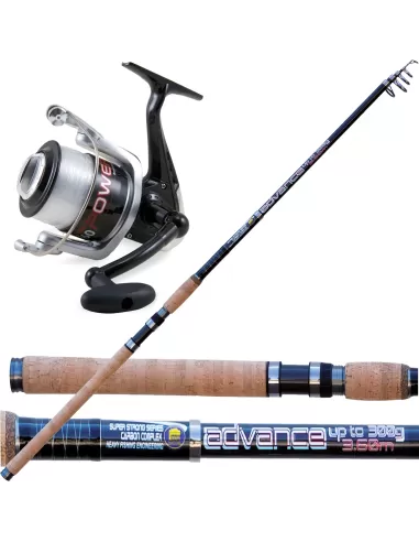 Kit Pesca Fondo Canna Da Pesca Advance + Vigor Power + Filo Kit da pesca Altro
