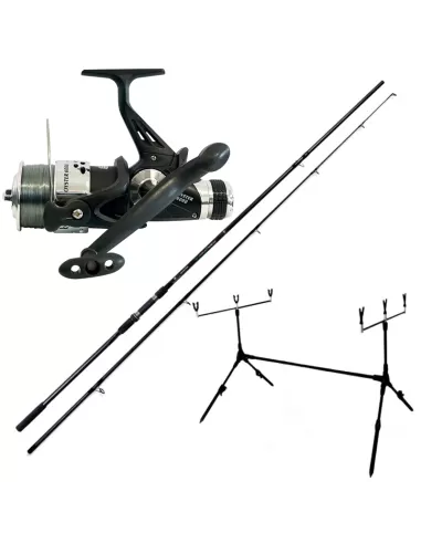 Kit Pesca Carp Fishing Canna da Pesca Mulinello Rod Pod Filo Carpfishing Kolpo