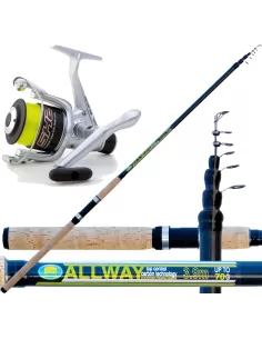 Kit Pesca Bolognese Tuttofare Canna + Mulinello + Filo Kit da pesca Lineaeffe