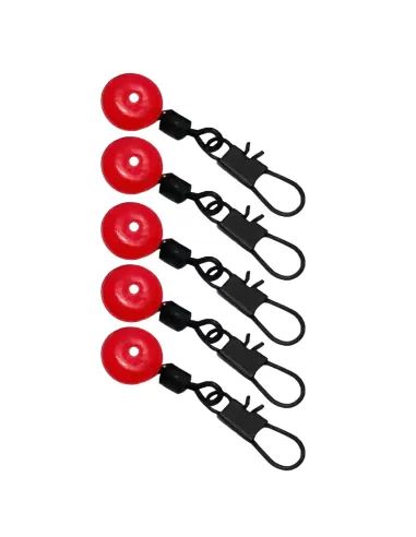 Kolpo Girella con Moschettone Girella Rolling e Perlina 5 pz Accessori mare Kolpo